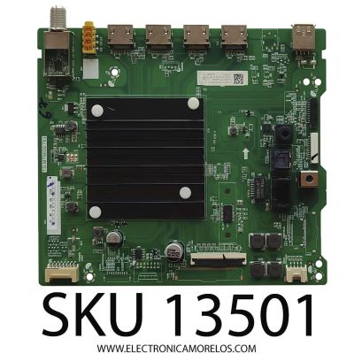 MAIN PARA TV TOSHIBA·FIRE TV 4K·UHD·HDR / NUMERO DE PARTE 317728 / TD.MT9020.703 / 317729 / 75C350U(0002) / 4605170B0 / PANEL HD750Y1U72-TBL2K2\S0\GM\MCKD3A\ROH / DISPLAY HV750QUB-F91 / MODELO 75C350KU 75C350U